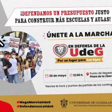Imagen de la invitación a la marcha