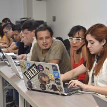 Periodistas en el taller “Recursos de acceso abierto: encontrar, evaluar y organizar información”