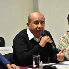 Dr. Jorge Balpuesta, Director Académico y Mtra. Consuelo Delgado, Directora Administrativa de UDGVirtual