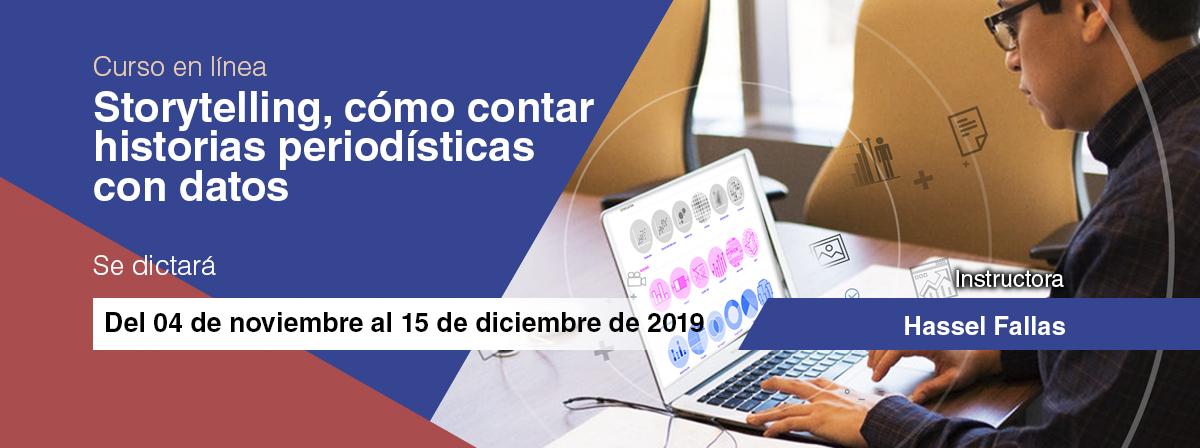 Curso en línea Storytelling del 4 de noviembre al 15 de diciembre
