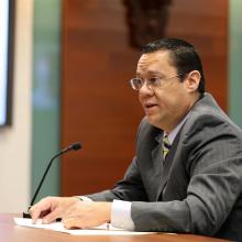 Aspirante al Comité de Participación Social en entrevista