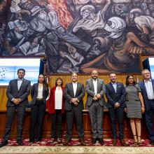 Presídium durante la inauguración de la Consulta Técnica de Alto Nivel para elaborar la Estrategia Regional de la UNESCO sobre Educación para el Desarrollo Sostenible y Ciudadanía Mundial,