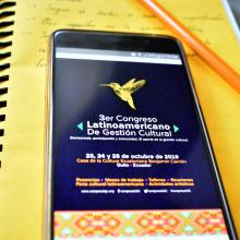 página del  3er Congreso Latinoamericano de Gestión Cultural