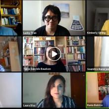 Pantalla de los participantes durante la Videoconferencia