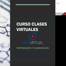 Pantalla de presentación durante el webinario