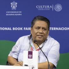 Periodista Jesús Alejo Santiago en la FIL