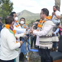 Entrega del Bastón de Mando