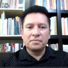 Coordinador de la licenciatura en Gestión Cultural durante el webinario