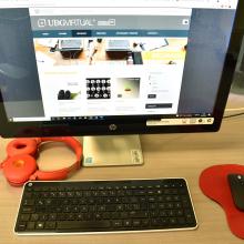 Página de Formación Integral vista desde una computadora