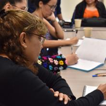 Mujeres asistentes al curso