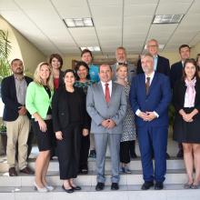 Delegación de la República Checa y Directivos de UDGVirtual 