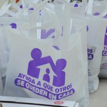 Bolsas con despensa para estudiantes