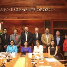 Miembros de la red y autoridades de las Instituciones