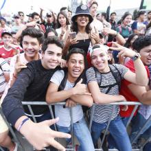 Jóvenes disfrutado el festejo de la Red UdeG