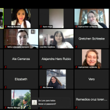 Participantes durante la sesión