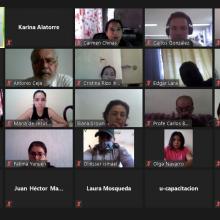 Asistentes a la charla virtual