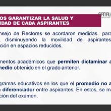 Rector general en rueda de prensa virtual 