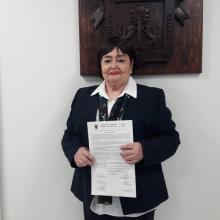 Egresada de posgrado