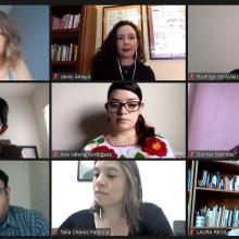 Asistentes en línea al seminario 