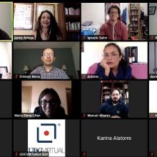 expertos durante el webinario