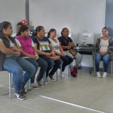 Asistentes durante el taller impartido