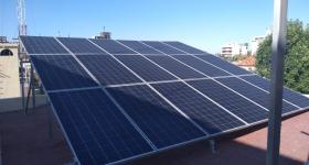Celdas solares ubicadas en sede Casa La Paz 