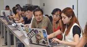 Periodistas en el taller “Recursos de acceso abierto: encontrar, evaluar y organizar información”