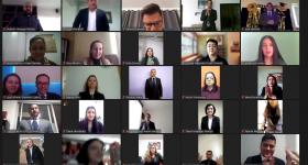 Participantes de la ceremonia