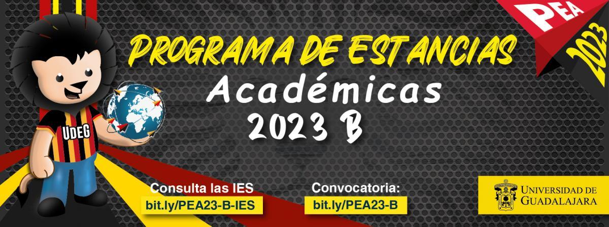 Programa de Estancias Académicas 2023B para estudiantes de licenciatura y posgrados, regístrate antes del 10 de marzo.